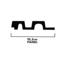 Ver imagem 2 de Painel Ripado Canis Wide Poliestireno 103x21mm