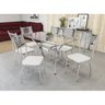 Conjunto Sala de Jantar Mesa Loire com 6 Cadeiras Munique Kappesberg - 1