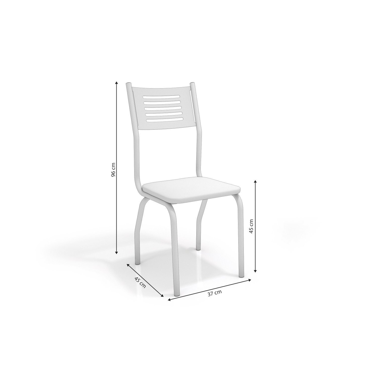 Conjunto Sala de Jantar Mesa Loire com 6 Cadeiras Munique Kappesberg - 6