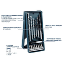 Ver imagem 4 de Kit Bosch Mini X-Line 15 Pcs Brocas Madeira Concreto Bits Parafusar