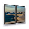 Quadro Grande Decorativo Areia Mar Rio Dunas - 2