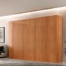 Guarda Roupa Casal Alpes Mdf 8 Portas e 4 Gavetas Moderna Mobília - 1