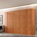 Ver imagem 1 de Guarda Roupa Casal Alpes Mdf 8 Portas e 4 Gavetas Moderna Mobília
