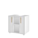 Ver imagem 3 de Gabinete para Banheiro Coluna 2 Portas 3 Prateleiras MDP BRV Móveis