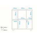 Ver imagem 5 de Gabinete para Banheiro Coluna 2 Portas 3 Prateleiras MDP BRV Móveis