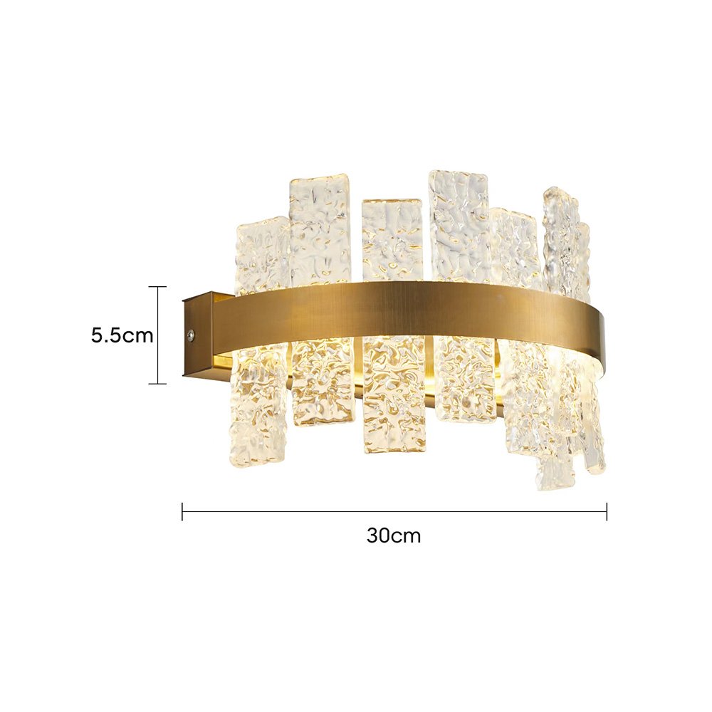 Arandela Nordecor Lowy 12w Led Bivolt Dourado Brilho 2765 - 4