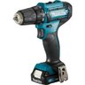 Parafusadeira Furadeira 10mm sem Fio 12v com 2 Baterias Carregador Maleta Df333dwye Makita - 1