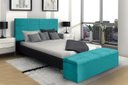 Ver imagem 2 de Kit Cabeceira e Calçadeira Raissa 158 cm Suede Azul Tiffany