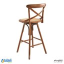 Ver imagem 4 de Banqueta Katrina Preta e Bétula Madeira Natural - Rivatti