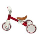 Ver imagem 6 de Bicicleta Infantil Equilíbrio 2 em 1 Triciclo 3 Rodas sem Pedal Coordenação Vermelha Importway Bw310