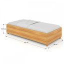 Ver imagem 4 de Cama Box de Solteiro Malta Cinamomo - Panorama Móveis