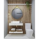 Ver imagem 1 de Prateleira em Porcelanato para Banheiro 80cm Branco