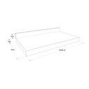 Ver imagem 3 de Prateleira em Porcelanato para Banheiro 80cm Branco