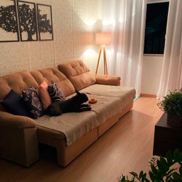 Luminária Abajur de Chão Tripé Tradicional com Cúpula de Tecido Preto - 4