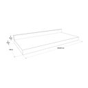 Ver imagem 3 de Prateleira em Porcelanato para Banheiro 100cm Branco