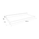 Ver imagem 3 de Prateleira em Porcelanato para Banheiro 100cm Branco