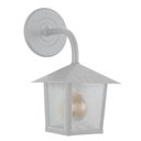 Ver imagem 1 de Kit 4 Arandela Colonial Nina Quadrada Vidro Pontilhado E27 Bivolt Branco