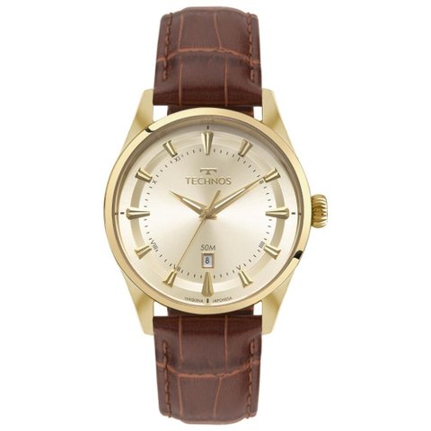 Relógio Technos Masculino Ref: 2115UAP/0X Classic Dourado