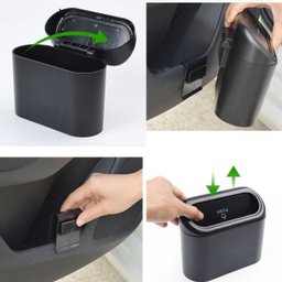 Lixeira Automotiva Carro Clip Porta Treco Impermeável Copo - 3