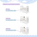 Ver imagem 6 de Berço Mini Cama 3 em 1 Soninho 100% MDF Branco