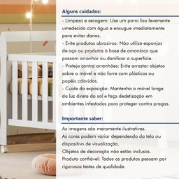 Berço Mini Cama 3 em 1 Soninho 100% MDF - 10