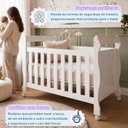 Ver mais imagens de Berço Mini Cama 3 em 1 Soninho 100% MDF Branco