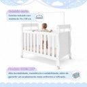 Ver imagem 3 de Berço Mini Cama 3 em 1 Soninho 100% MDF Branco