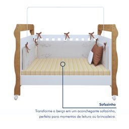 Berço Mini Cama 3 em 1 Soninho 100% MDF - 8