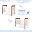 Ver imagem 5 de Berço Mini Cama 3 em 1 Soninho 100% MDF Marrom/Amadeirado