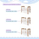 Ver imagem 6 de Berço Mini Cama 3 em 1 Soninho 100% MDF Marrom/Amadeirado