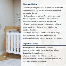 Berço Mini Cama 3 em 1 Soninho 100% MDF - 11