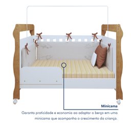 Berço Mini Cama 3 em 1 Soninho 100% MDF - 9