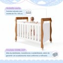 Ver imagem 3 de Berço Mini Cama 3 em 1 Soninho 100% MDF Marrom/Amadeirado
