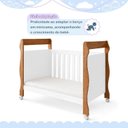 Ver imagem 7 de Berço Mini Cama 3 em 1 Soninho 100% MDF Marrom/Amadeirado