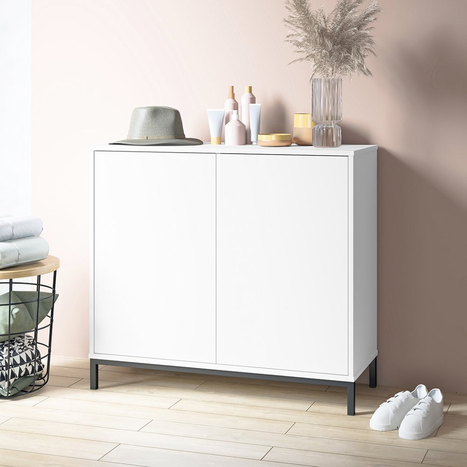 Cômoda 2 Portas 2 Prateleiras MDP BRV Móveis - 1