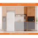 Ver imagem 6 de Torre Quente 100%mdf 70cm 4 Portas 1 Nicho P/ Forno Divina Mgm Móveis Freijó/off White Cinamomo/