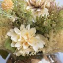 Ver imagem 2 de Arranjo de Flores Outonadas e Dálias Artificial | Formosinha