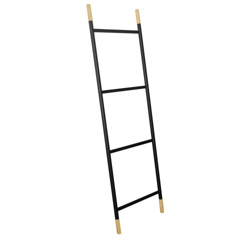 Escada Decorativa Wood Preto 150x40 Cm