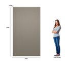 Ver imagem 5 de Painel Ripado Modular em MDF Barra 250x141cm 30mm Linea Brasil Gris Fosco