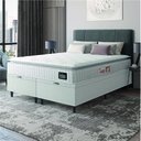 Ver imagem 2 de Cama Box Baú Casal Queen Colchão Espuma D45 Lazio Pillow Top Branco Hellen