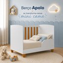 Ver imagem 7 de Berço Apolo 2 em 1 Pés de Madeira 100% MDF para Colchão 130x70