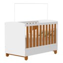 Ver imagem 3 de Berço Apolo 2 em 1 Pés de Madeira 100% MDF para Colchão 130x70