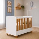 Ver imagem 1 de Berço Apolo 2 em 1 Pés de Madeira 100% MDF para Colchão 130x70