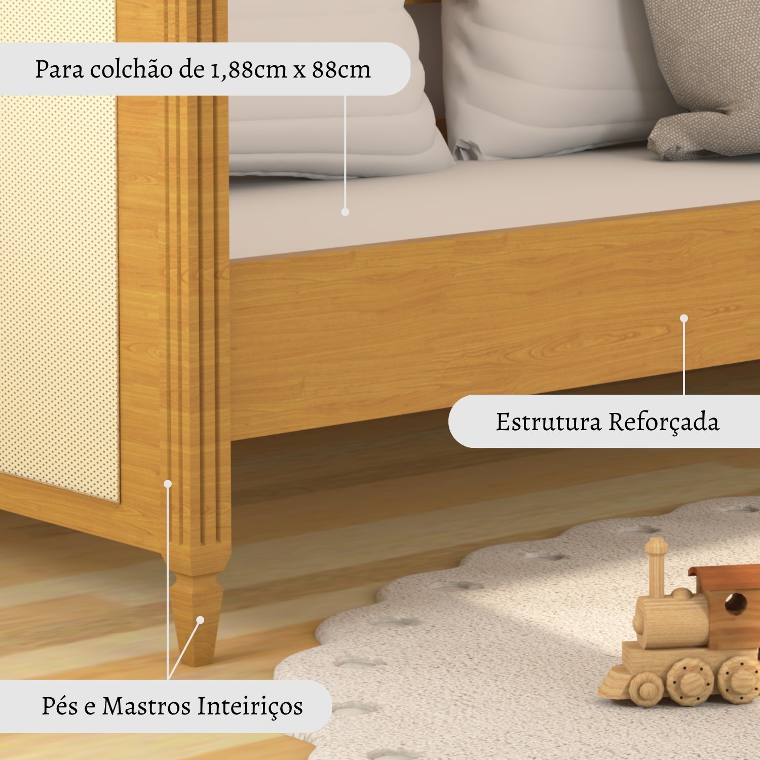 Cama Sofá Infantil Tudor Plus  - 8