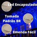 Ver imagem 2 de Kit 4 Cascatas 400 Leds 10 Metros Luz Azul Fixa - 220v