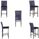 Ver imagem 5 de Mesa Bistro e 2 Banquetas Roma Marrom Corda Náutica 12 Trama Original