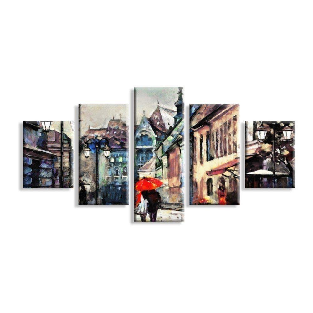 Kit 5 Telas Decorativas Casal Em Viena - 1