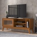 Ver imagem 2 de Rack para Tv até 55 Polegadas Trend 1 Porta Vidro Deslizante Reflecta 136cm - Cedro