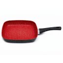 Ver imagem 1 de Frigideira Grill Indução Quadrada 24cm Antiaderente Cabo Ergonomico Duravel