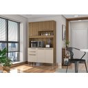 Ver imagem 3 de Armário para Cozinha 5 Portas 2 Gavetas Prisma Reflecta Madine Ripado Arenas